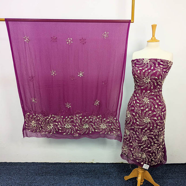 Handmade Gotta Work Chiffon 2pc Unstitched