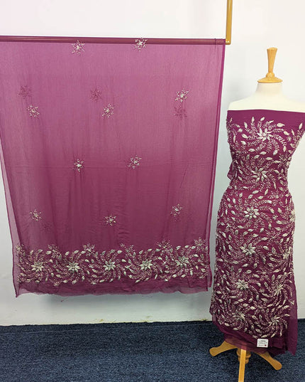 Handmade Gotta Work Chiffon 2pc Unstitched
