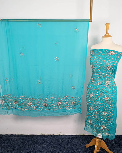 Handmade Gotta Work Chiffon 2pc Unstitched
