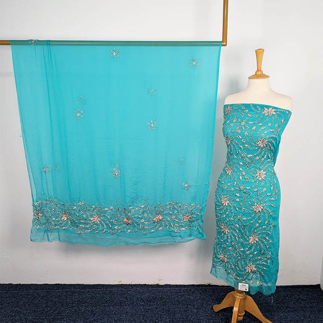 Handmade Gotta Work Chiffon 2pc Unstitched