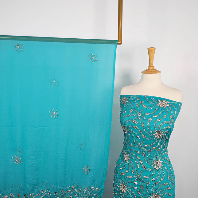 Handmade Gotta Work Chiffon 2pc Unstitched