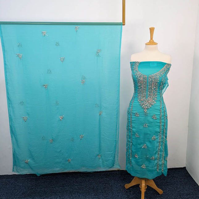 Chiffon Handmade Gotta Work 2PC Unstitched