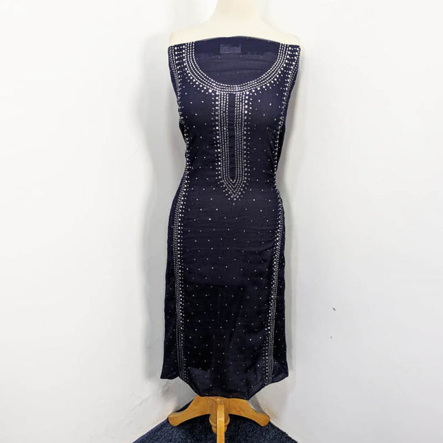 Chiffon with Handmade Mukesh Work Shirt Dupatta 2PC Unstitched