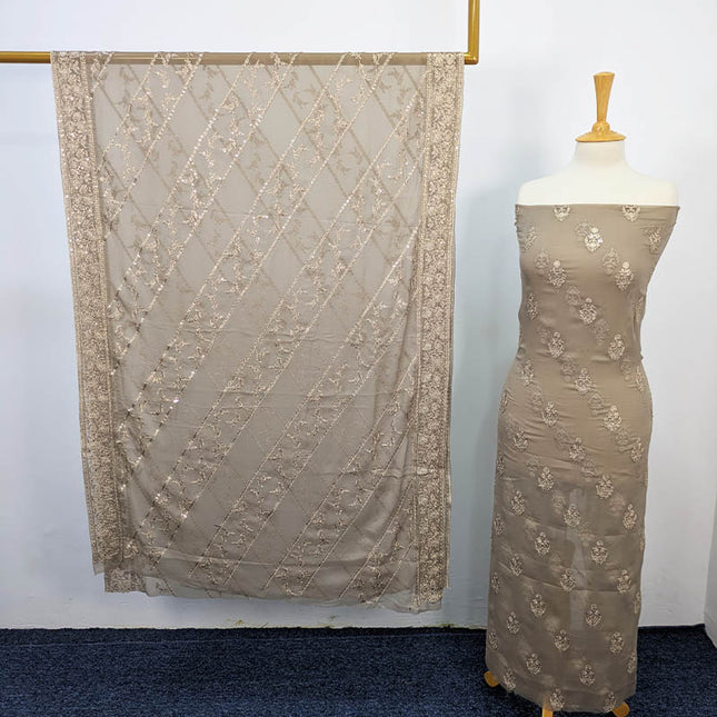 Embroidered Chiffon 2 PC Unstitched