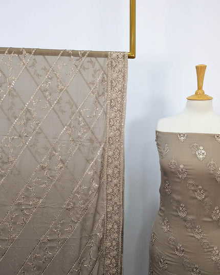 Embroidered Chiffon 2 PC Unstitched