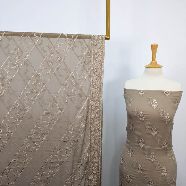Embroidered Chiffon 2 PC Unstitched