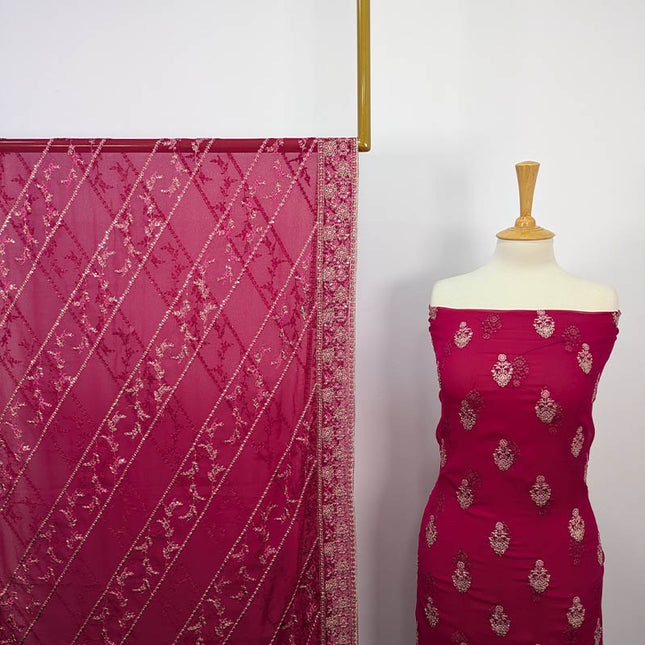Embroidered Chiffon 2 PC Unstitched