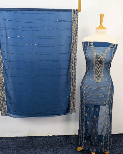 Embroidered Chiffon 2 PC Unstitched