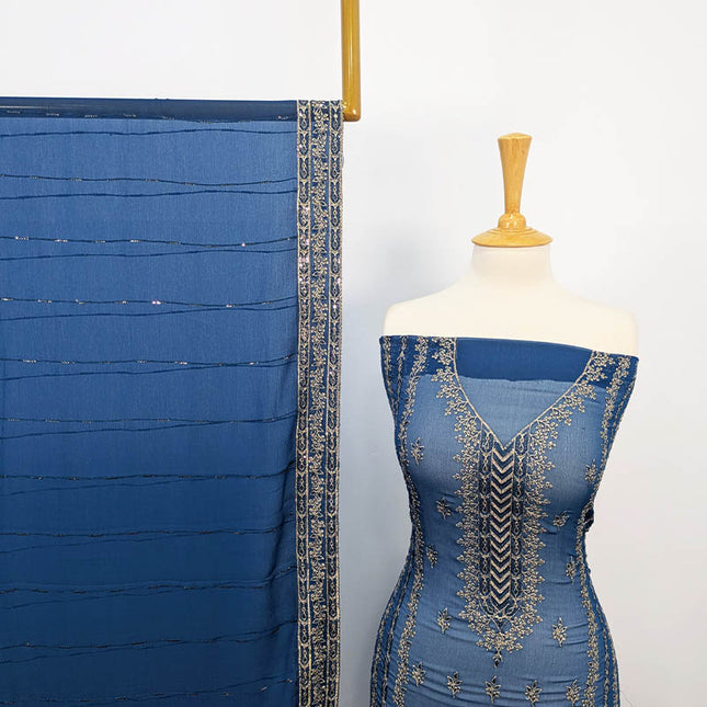 Embroidered Chiffon 2 PC Unstitched
