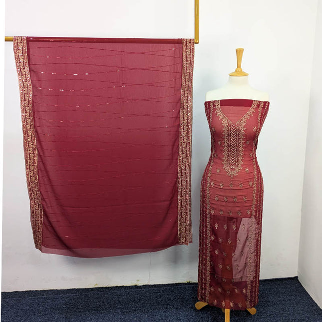 Embroidered Chiffon 2 PC Unstitched