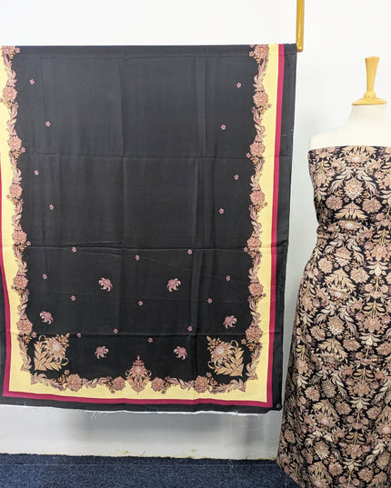 Marina with Digital Printed Work 3Pc Unstitched