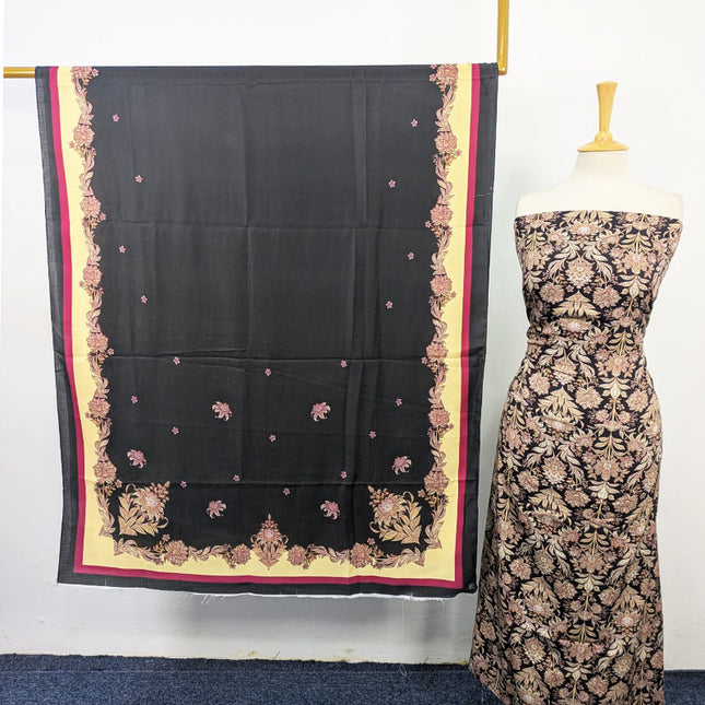 Marina with Digital Printed Work 3Pc Unstitched