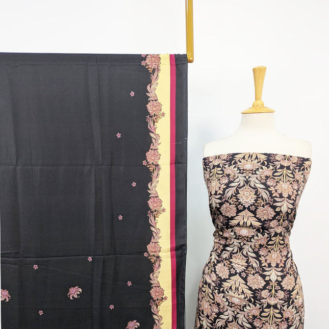 Marina with Digital Printed Work 3Pc Unstitched