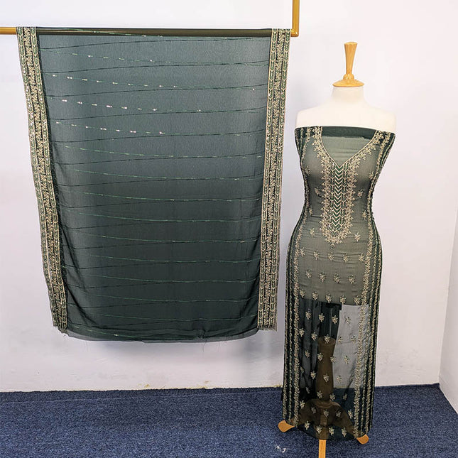 Embroidered Chiffon 2 PC Unstitched