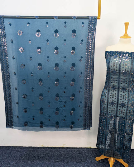 Embroidered Chiffon 2PC Unstitched