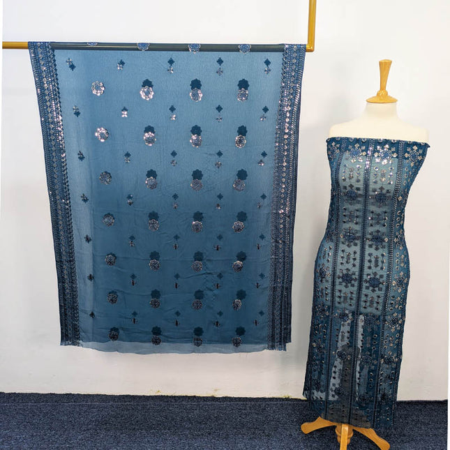 Embroidered Chiffon 2PC Unstitched