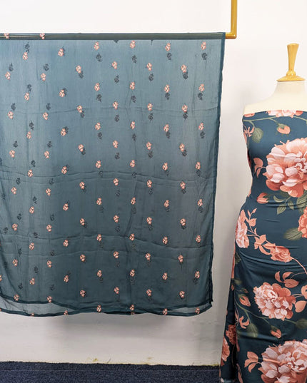 Digital Printed Marina 3Pc Unstitched