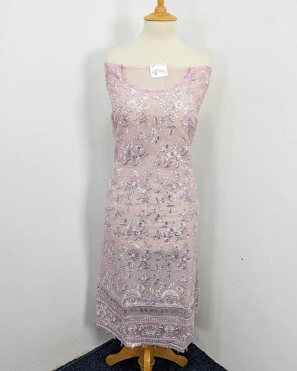 Embroidered Khaadi Net 3pc Semi Stitched