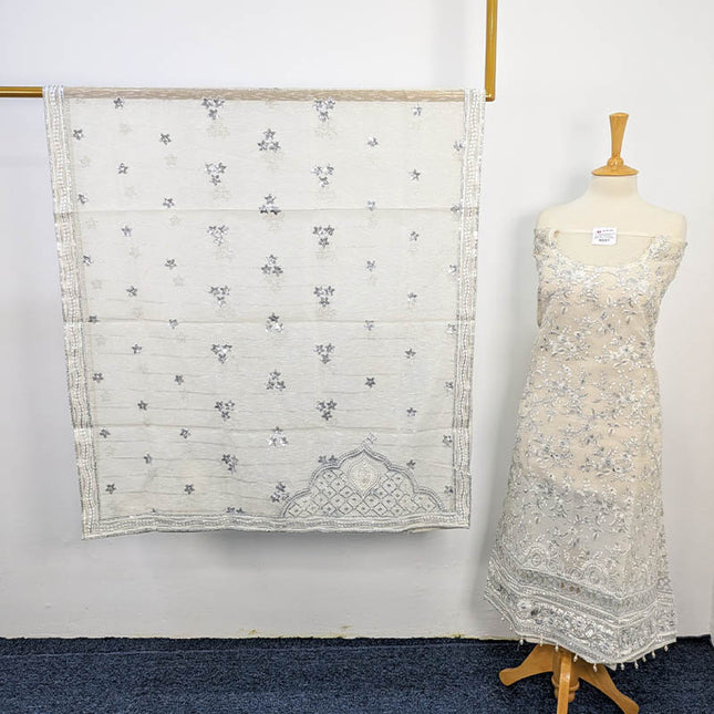 Khaadi Net Fabric 3PC Semi-Stitched Suit | Apka Libas