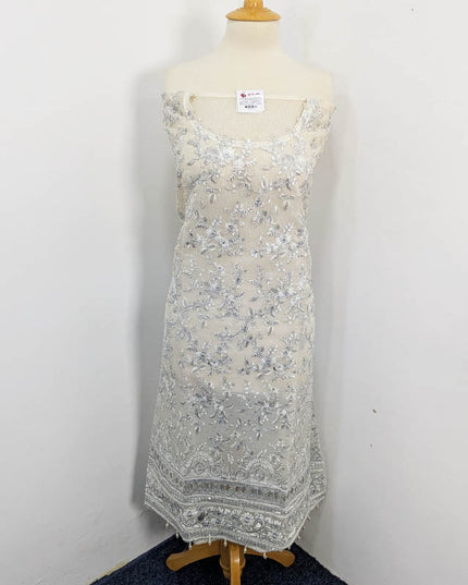Embroidered Khaadi Net 3pc Semi Stitched