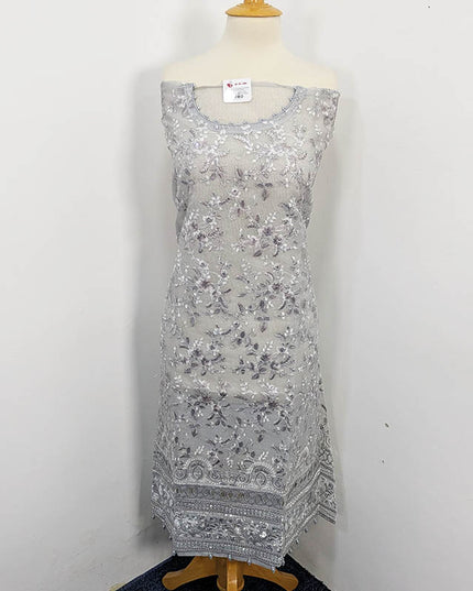 Embroidered Khaadi Net 3pc Semi Stitched