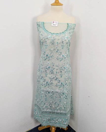 Embroidered Khaadi Net 3pc Semi Stitched