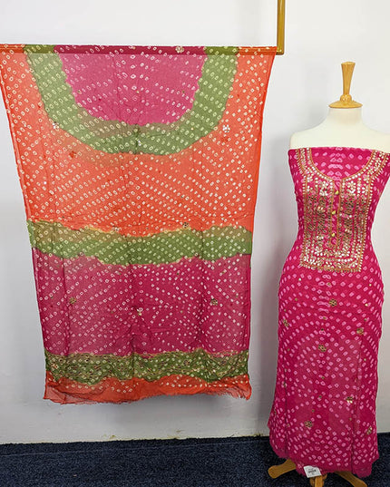 Fancy Chunnri + Press Gotta Work Chiffon 2 PC Unstitched