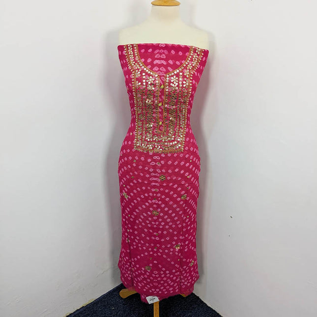 Fancy Chunnri + Press Gotta Work Chiffon 2 PC Unstitched