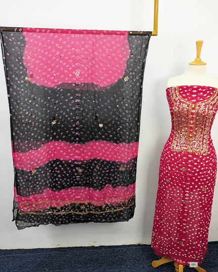 Fancy Chunnri + Press Gotta Work Chiffon 2 PC Unstitched