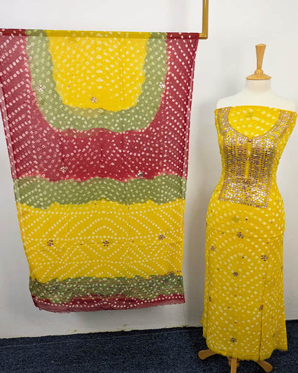 Fancy Chunnri + Press Gotta Work Chiffon 2 PC Unstitched
