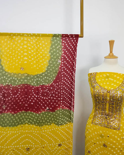 Fancy Chunnri + Press Gotta Work Chiffon 2 PC Unstitched