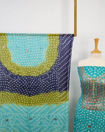 Fancy Chunnri + Press Gotta Work Chiffon 2 PC Unstitched