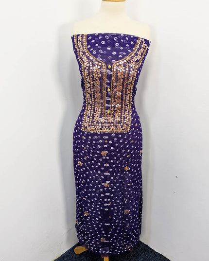 Fancy Chunnri + Press Gotta Work Chiffon 2 PC Unstitched