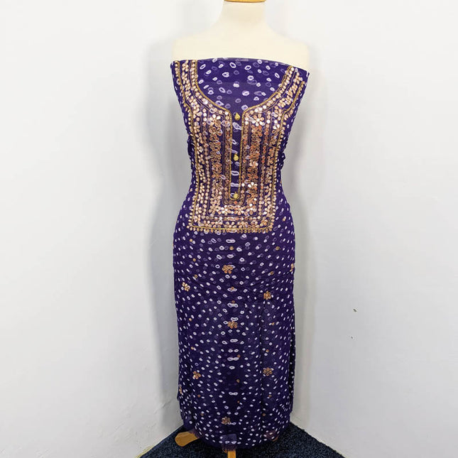 Fancy Chunnri + Press Gotta Work Chiffon 2 PC Unstitched