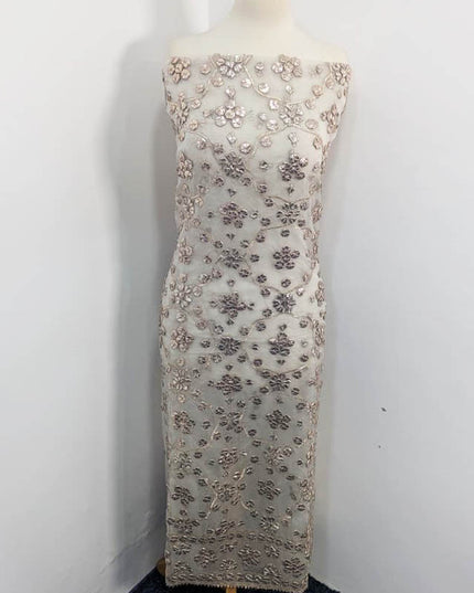 Handmade Dyeable Organza Full Jaal Gotta Work 2PC Unstitched