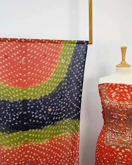 Fancy Chunnri + Press Gotta Work Chiffon 2 PC Unstitched