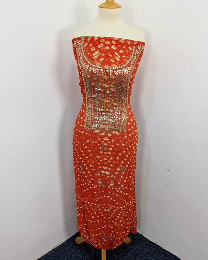 Fancy Chunnri + Press Gotta Work Chiffon 2 PC Unstitched