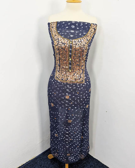 Fancy Chunnri + Press Gotta Work Chiffon 2 PC Unstitched