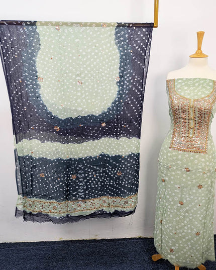 Fancy Chunnri + Press Gotta Work Chiffon 2 PC Unstitched