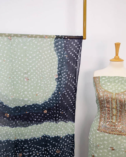 Fancy Chunnri + Press Gotta Work Chiffon 2 PC Unstitched