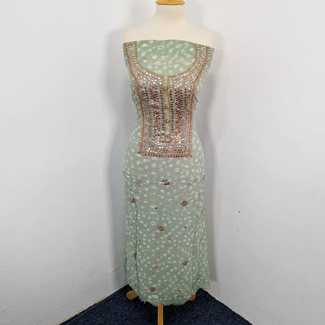Fancy Chunnri + Press Gotta Work Chiffon 2 PC Unstitched