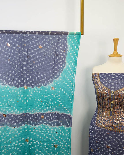 Fancy Chunnri + Press Gotta Work Chiffon 2 PC Unstitched