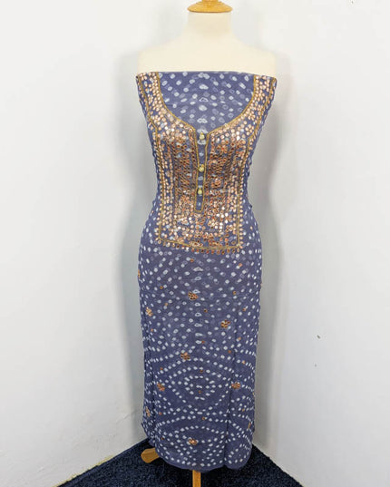 Fancy Chunnri + Press Gotta Work Chiffon 2 PC Unstitched
