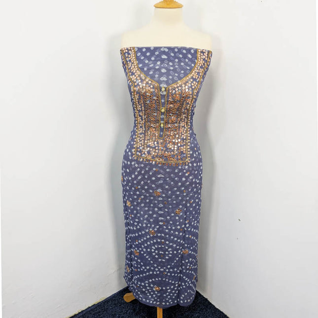 Fancy Chunnri + Press Gotta Work Chiffon 2 PC Unstitched