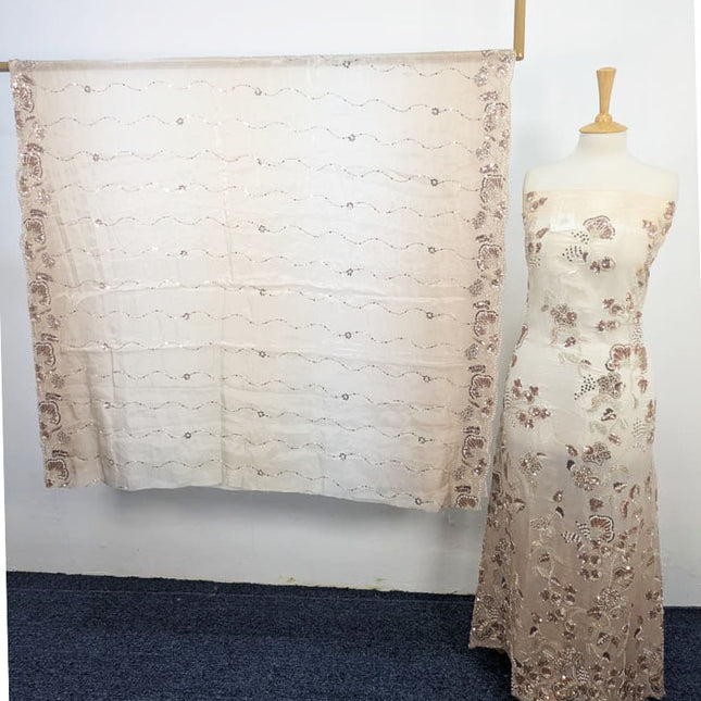 Exclusive Silk Cut Dana Full Jaal Work 2PC Unstitched