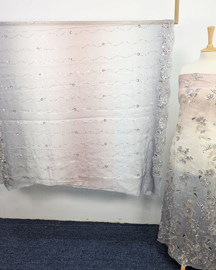 Exclusive Silk Cut Dana Full Jaal Work 2PC Unstitched