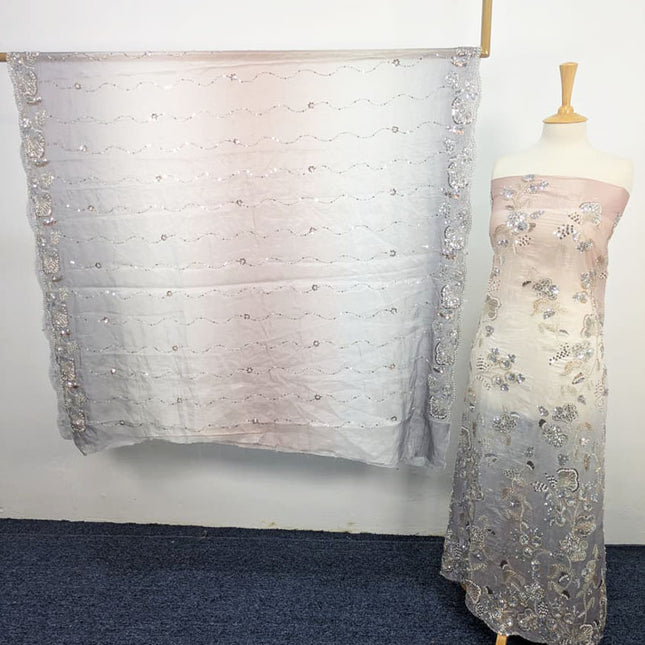Exclusive Silk Cut Dana Full Jaal Work 2PC Unstitched