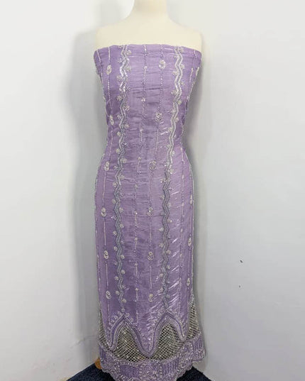 Silk Cut Dana With Zari Work 2PC Unstitched