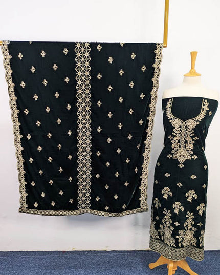 Embroidered Velvet 3PC Unstitched