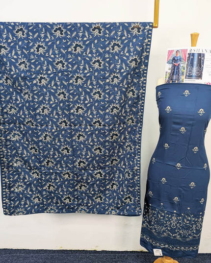 Luxury Embroidered Dhanak With Chicken Kari Cut Work -Shanaya Vol-666